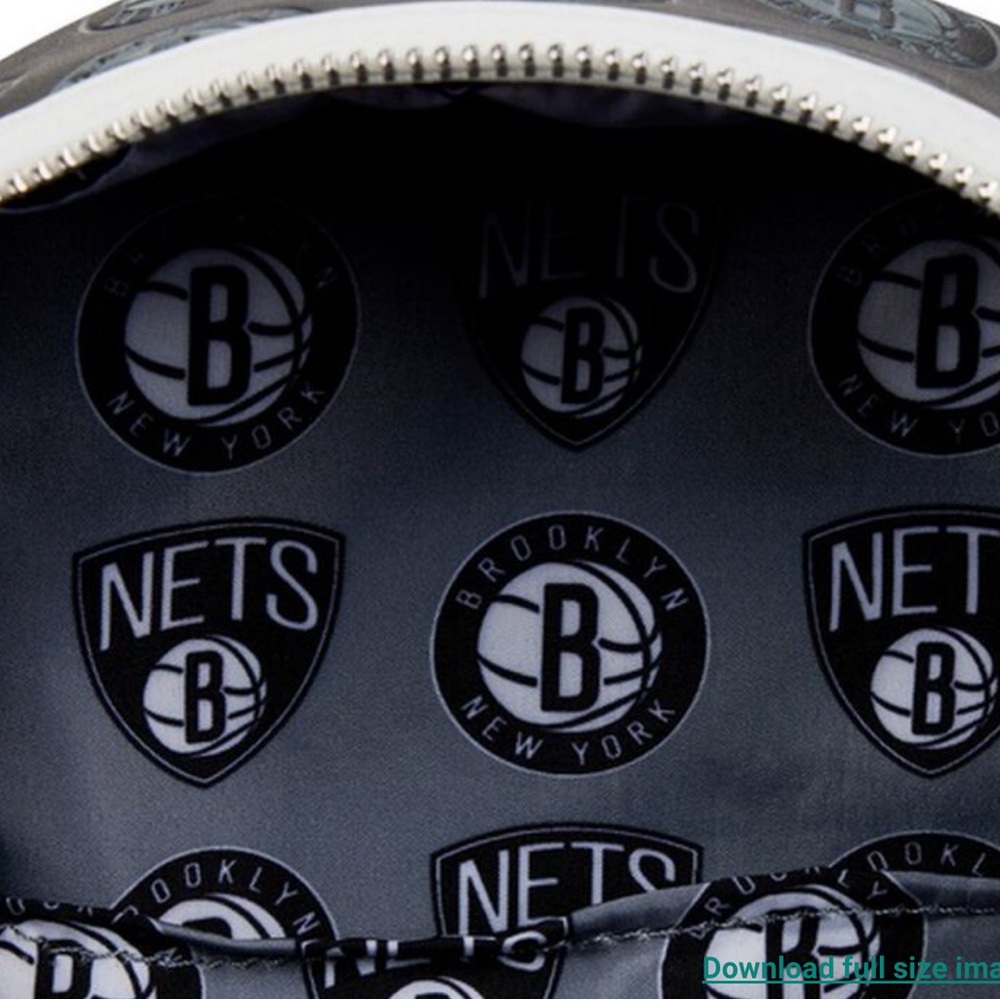 Loungefly NBA Brooklyn Nets Mini Backpack - Picture 6 of 6